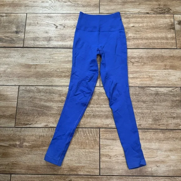 Lululemon Zone In Tight Size 4 Sapphire Blue Full length Leggings - Picture 6 of 16